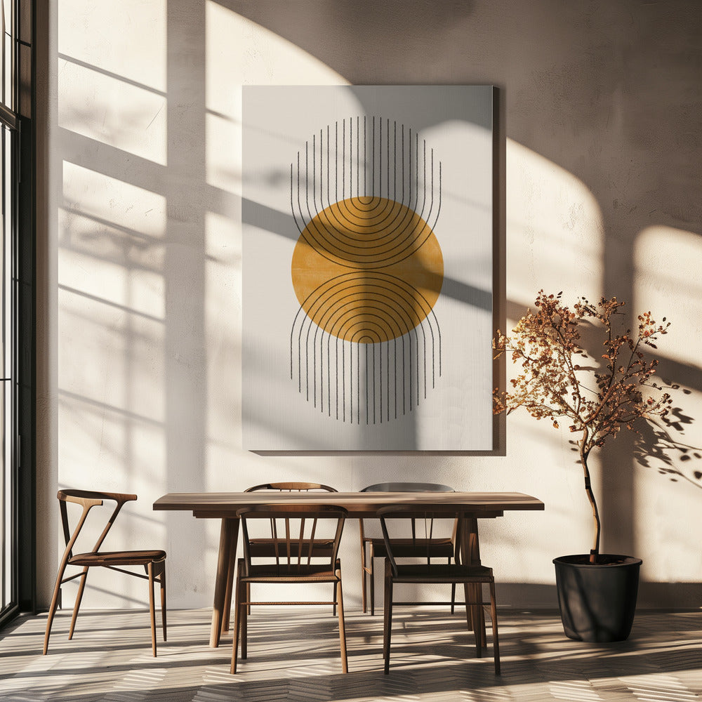 Punto perfecto amarillo | Impresiones en Lienzo