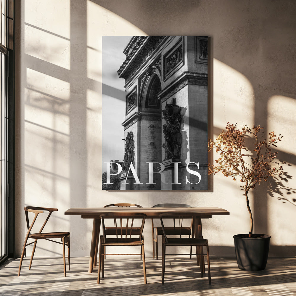 Texto de París 6 | Impresiones en Lienzo