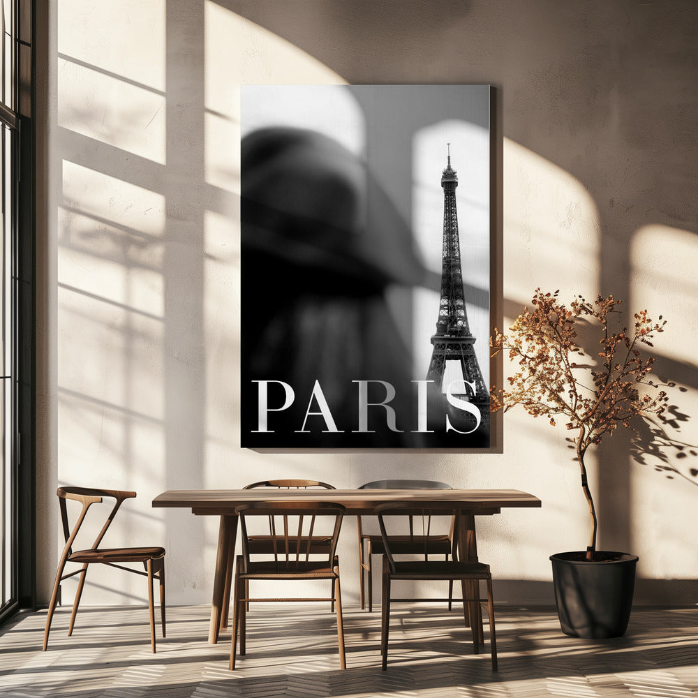 Parijs Tekst 4 | Canvasprints