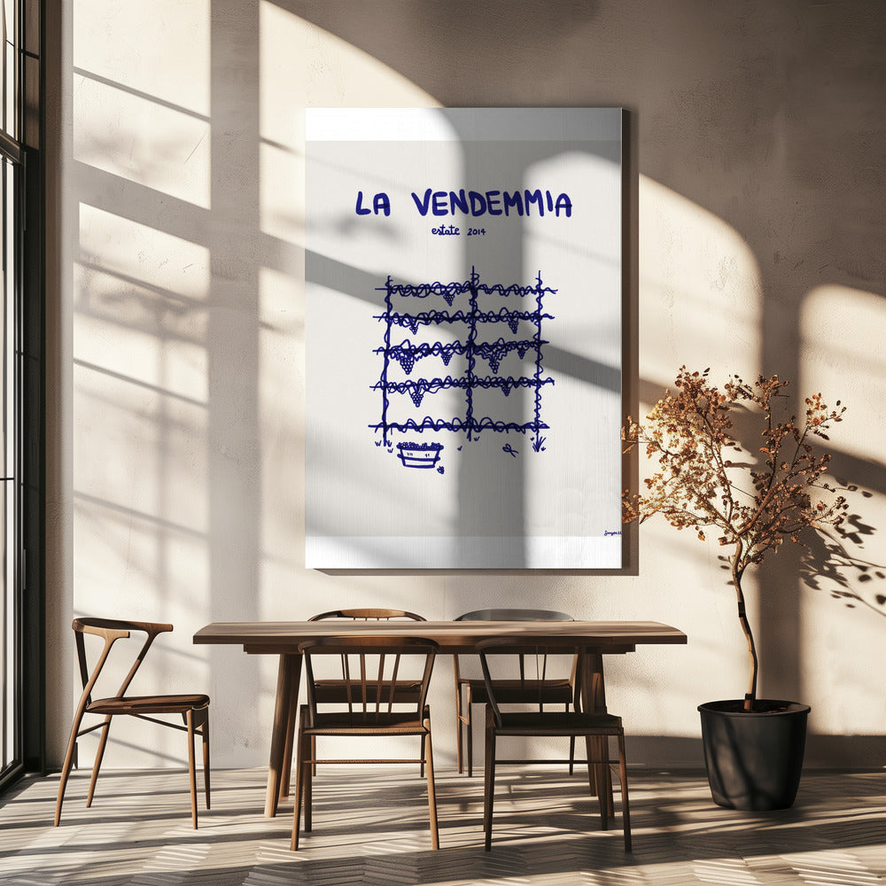 La vendimia Impresiones en Lienzo