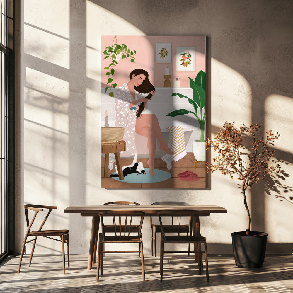Après un bain | Tableaux sur Toile