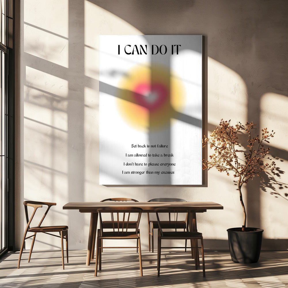 Motivierende Aura Poster - Kunstdruck | Leinwand-Bilder