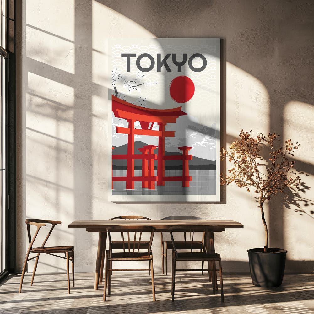 Sol de Tokio | Impresiones en Lienzo