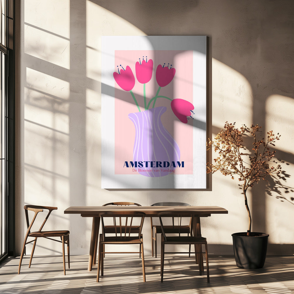 Soñando con tulipanes | Impresiones en Lienzo