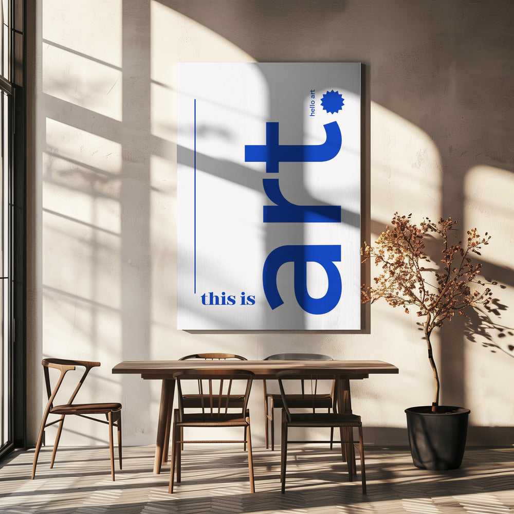Hallo Fet Typografi | Lerretsbilder
