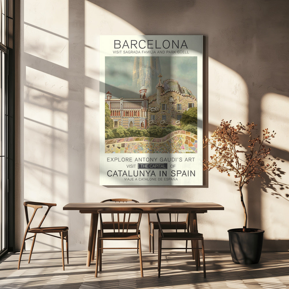 Estampado de Barcelona | Impresiones en Lienzo