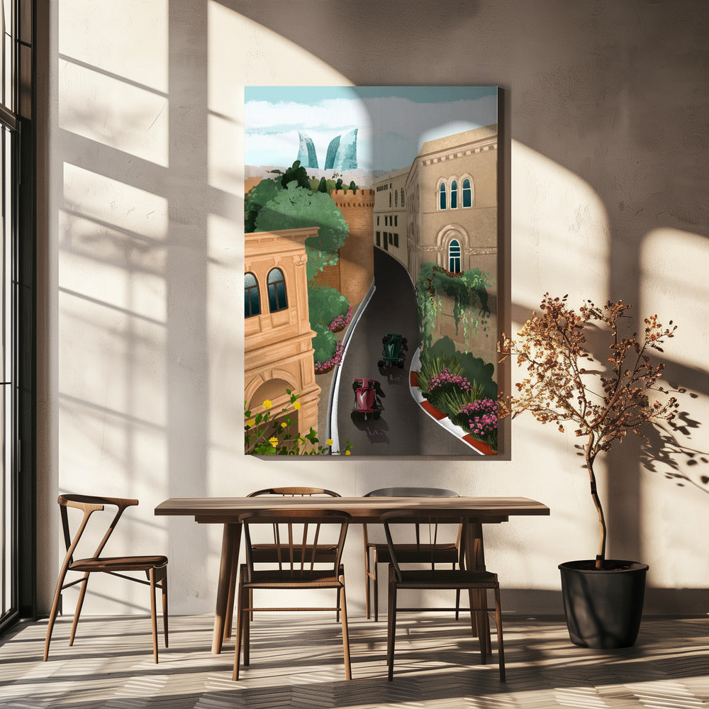 Baku Azerbaigian | Stampe su Tela