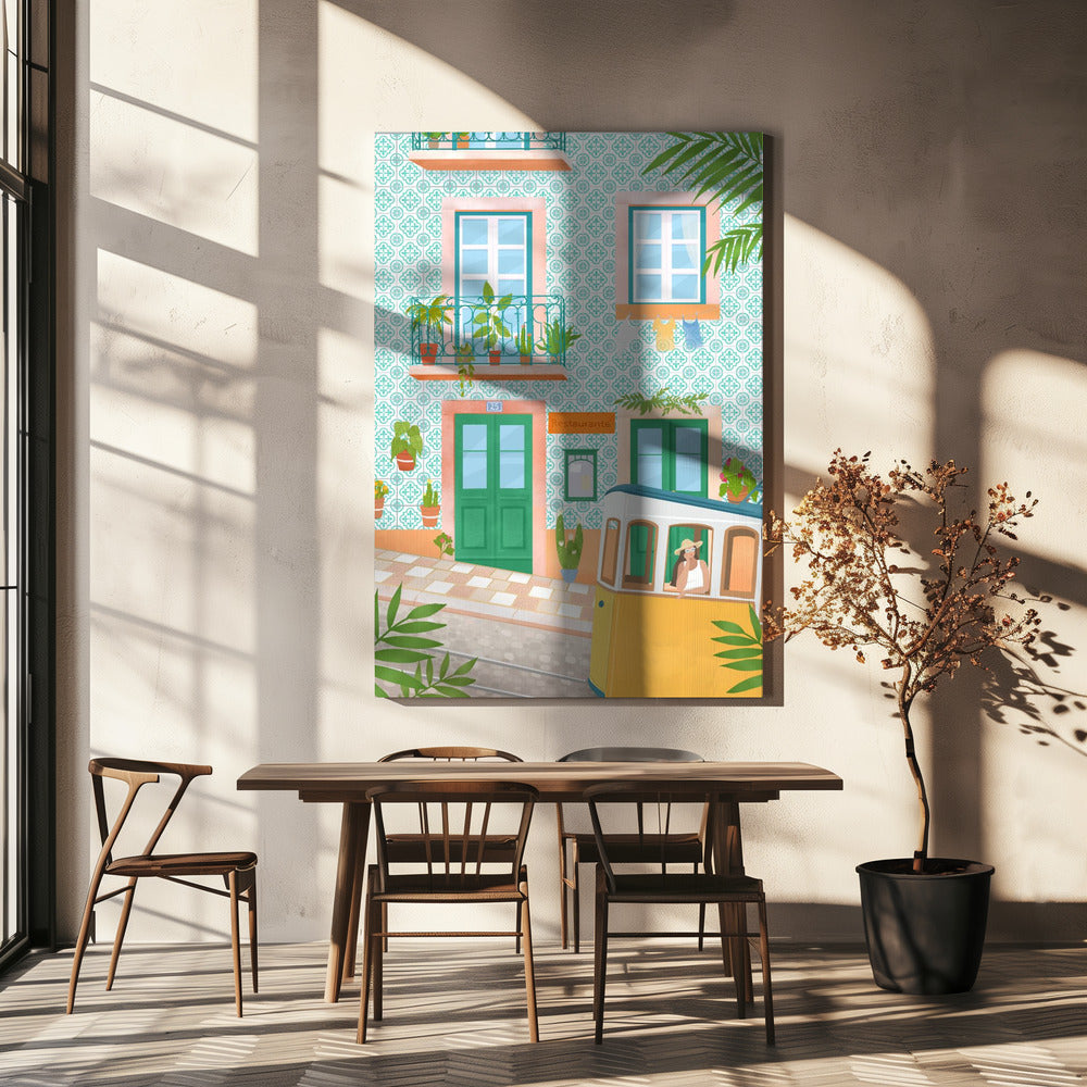 Lissabon stad, Portugal | Canvas