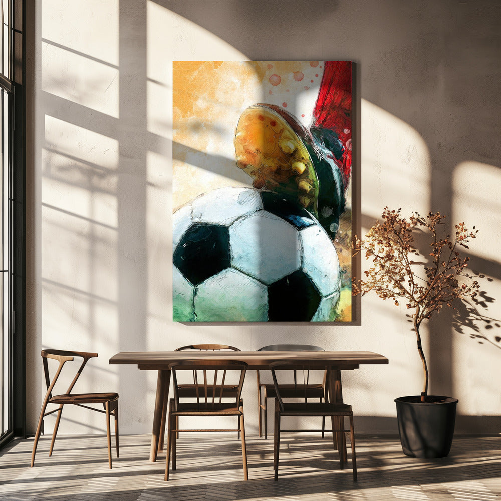 Calcio 1 sport arte | Stampe su Tela