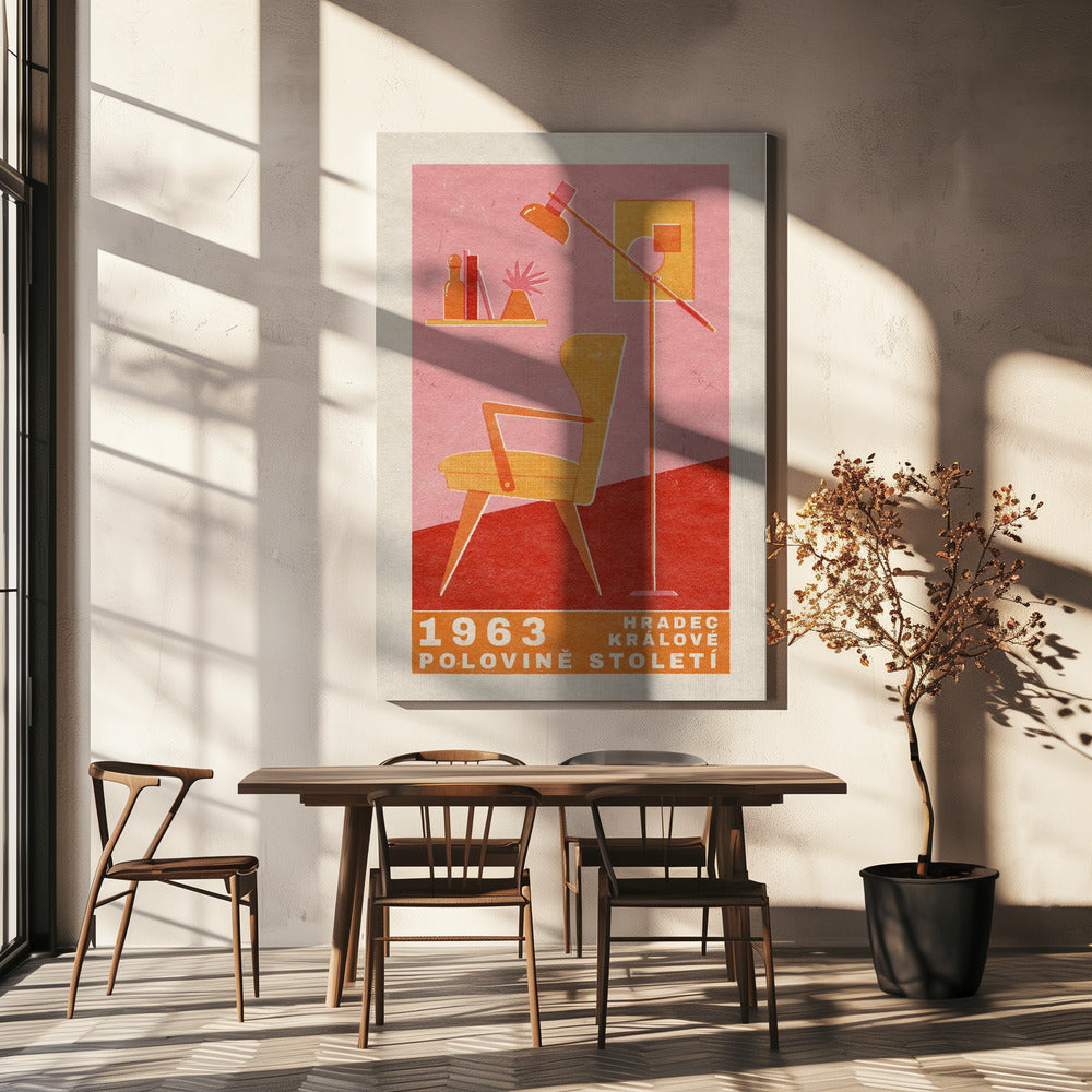 Meubles tchèques du milieu du siècle | Tableaux sur Toile