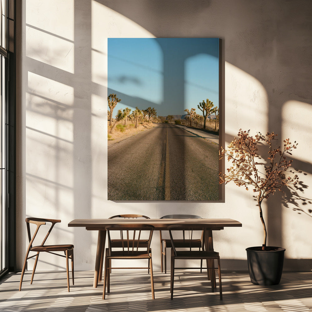 Strada di Joshua Tree II | Stampe su Tela
