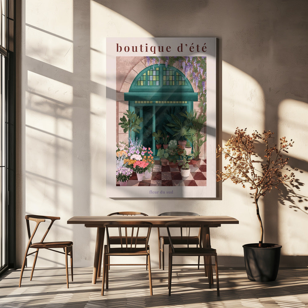 Floristería francesa Posters - Impresiones de Arte | Impresiones en Lienzo