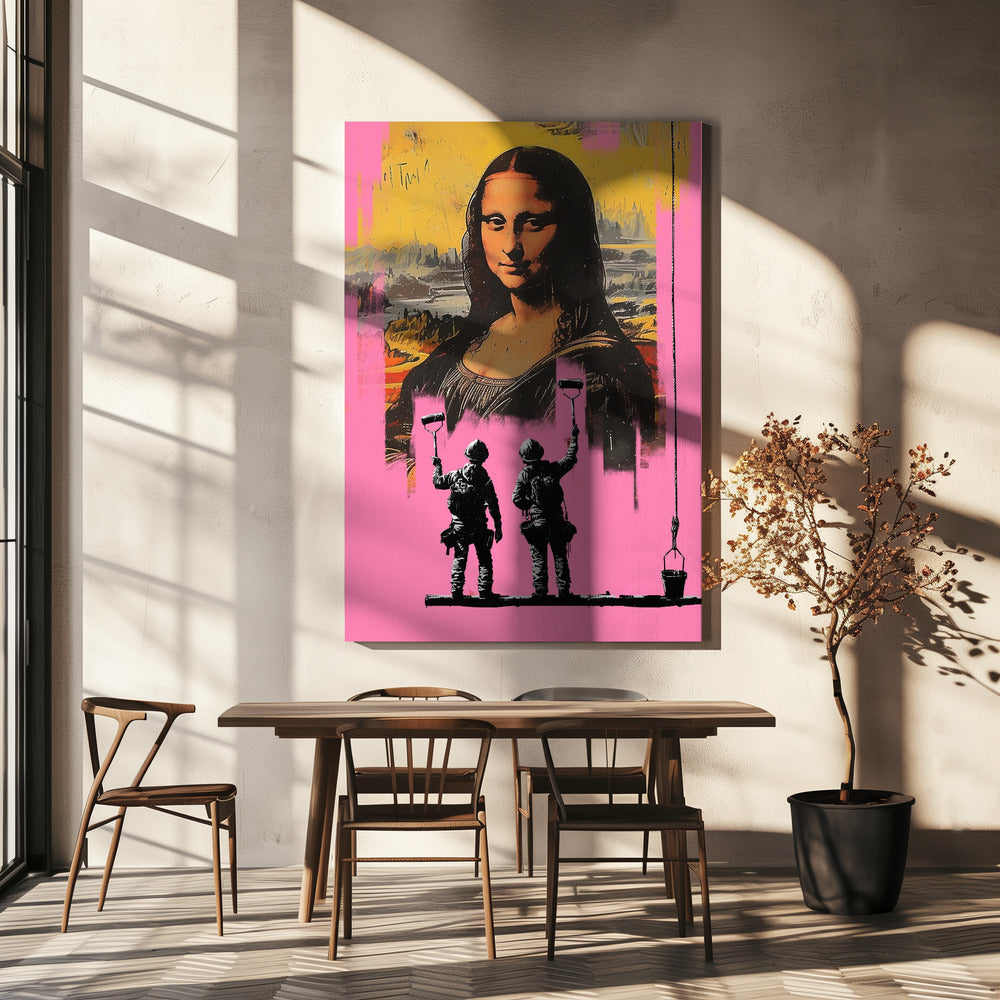 Rosa Monalisa | Leinwand-Bilder