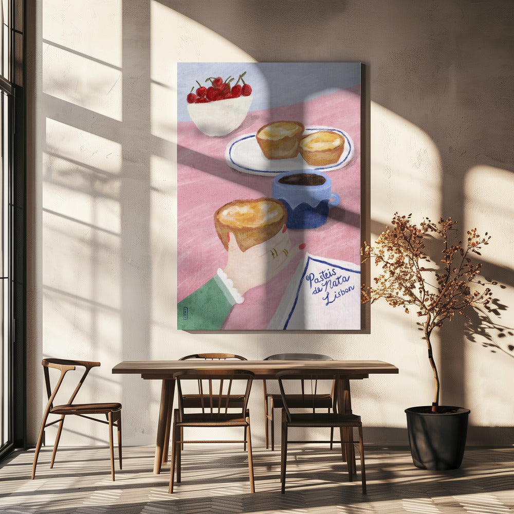 Avec amour de Lisbonne-Art culinaire et voyage | Tableaux sur Toile