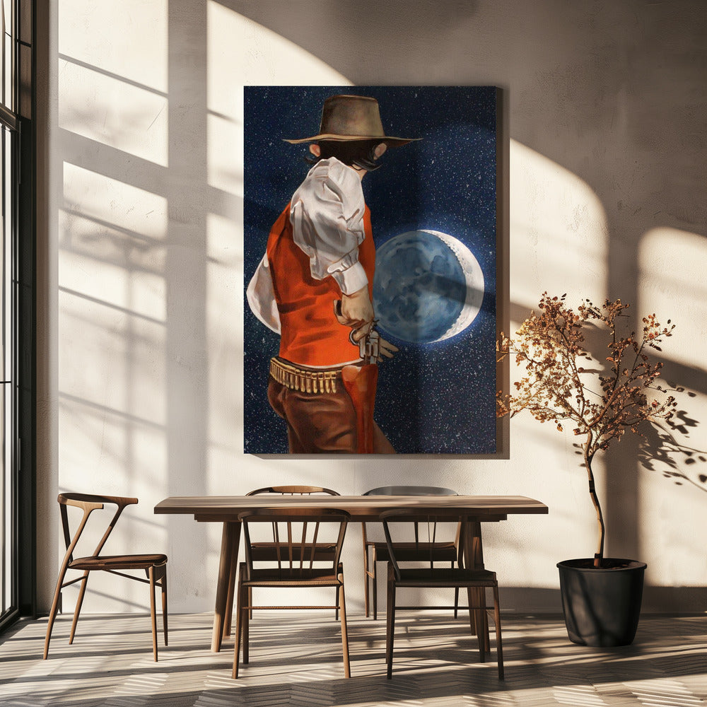 Skjut månen | Canvas