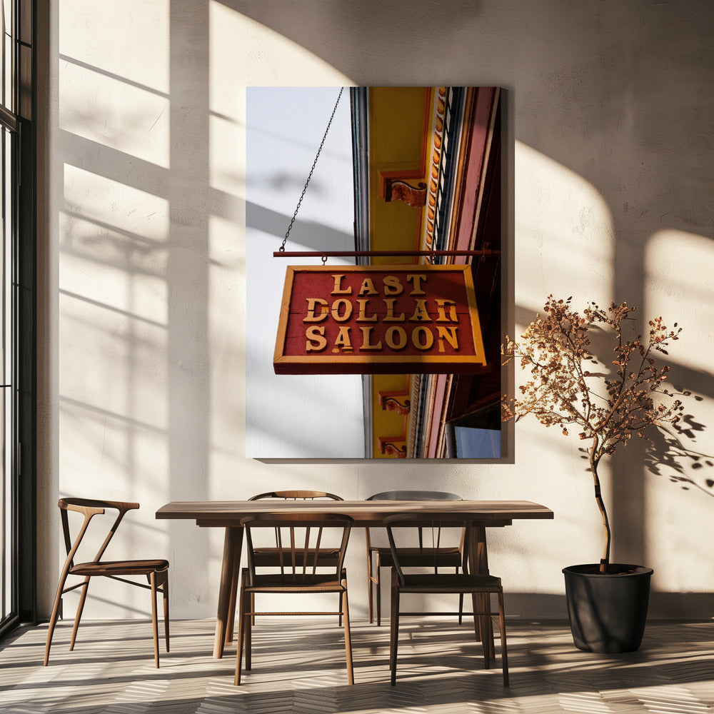 Dernier Saloon à un dollar | Tableaux sur Toile