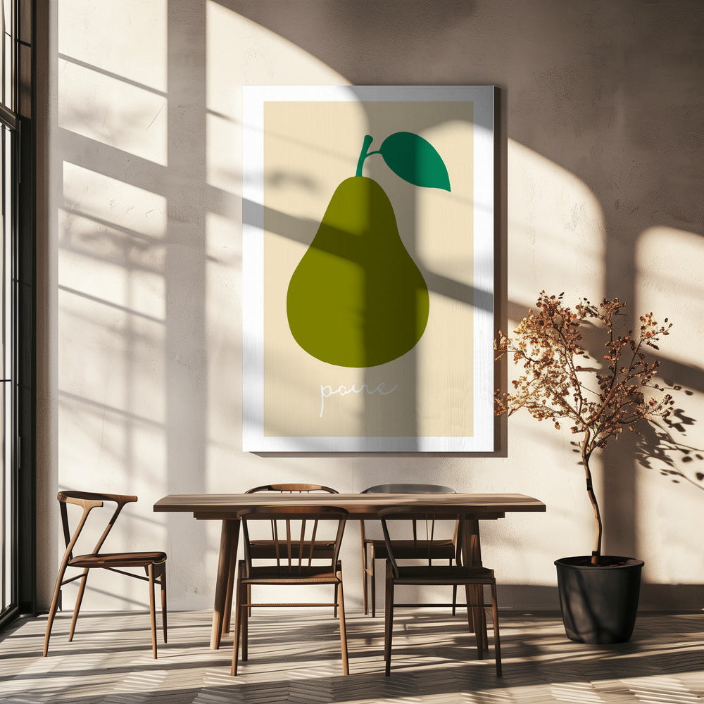 La Poire (mörkgrön) | Duk