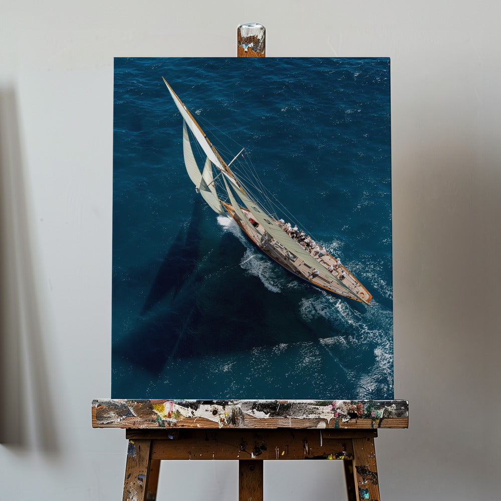 Team in race | Canvas