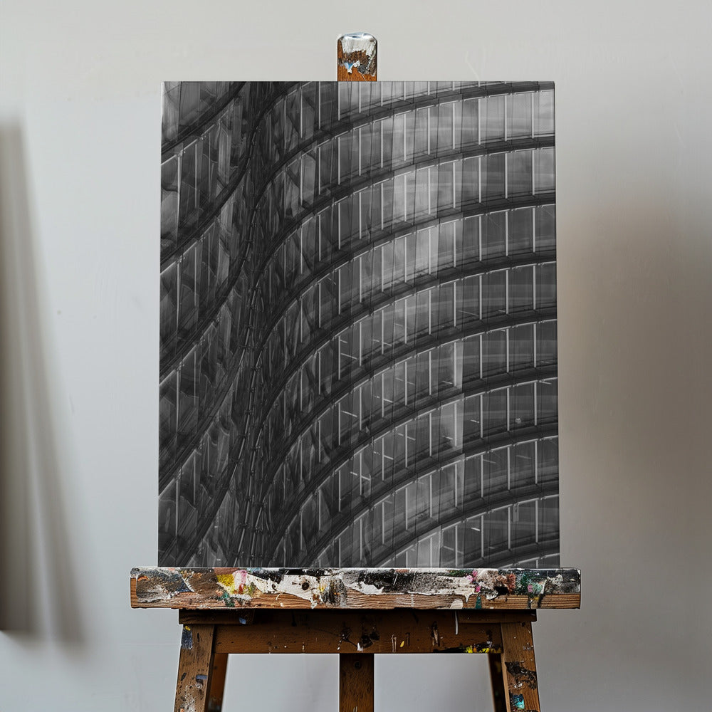 Linee inclinate | Stampe su Tela