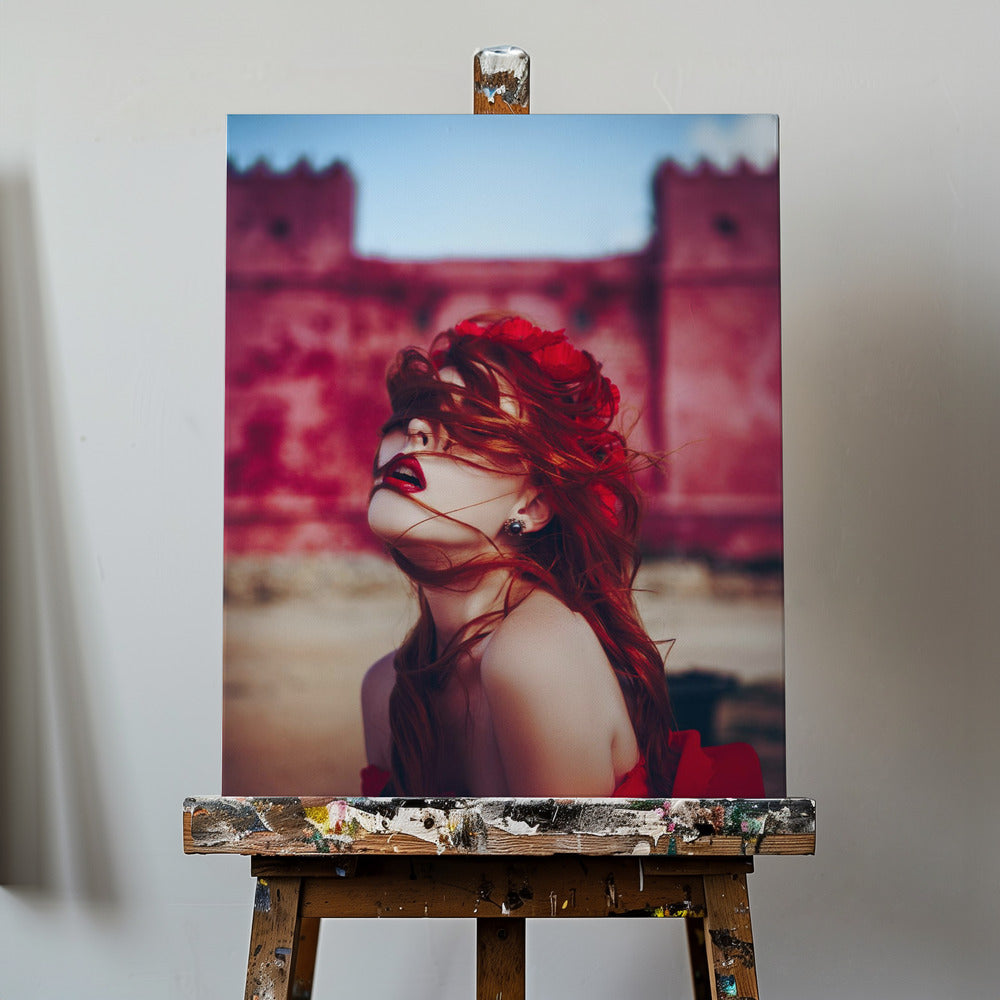 Crimson Hvirvelvind | Lærredsbilleder