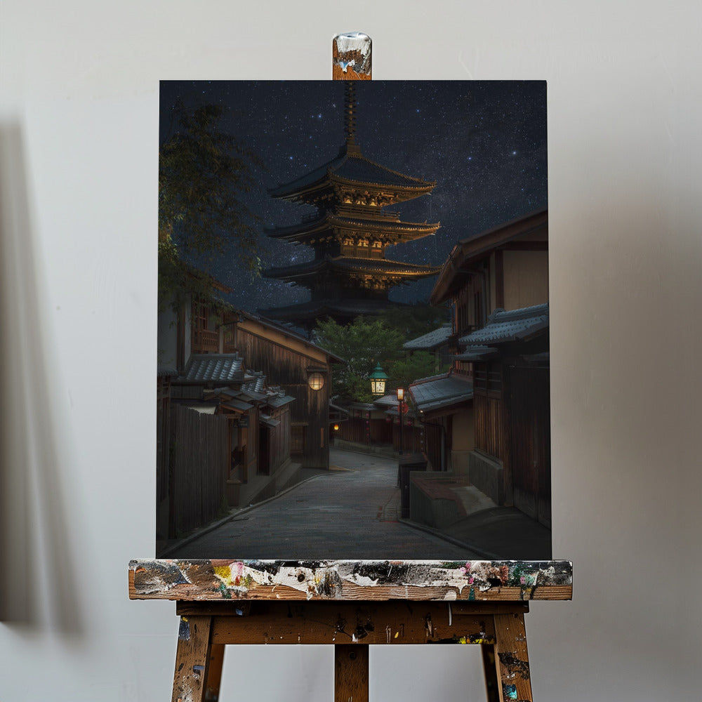Kyoto-nat | Lærredsbilleder