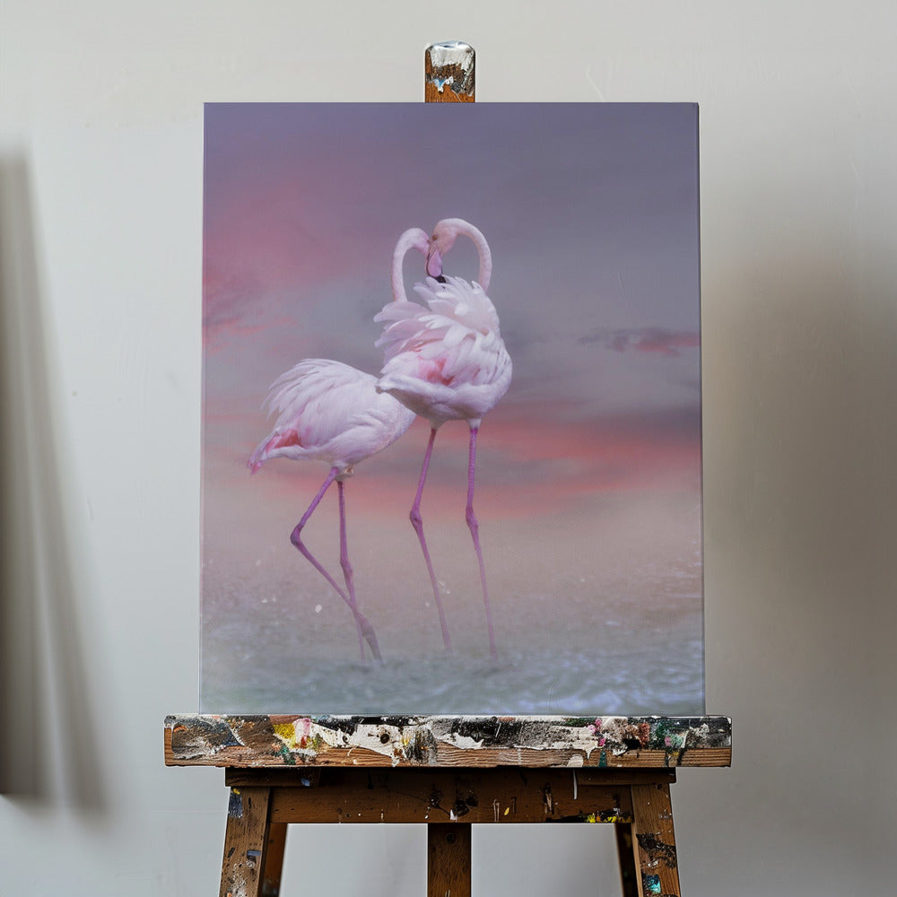 Flamingo Ballet | Canvas