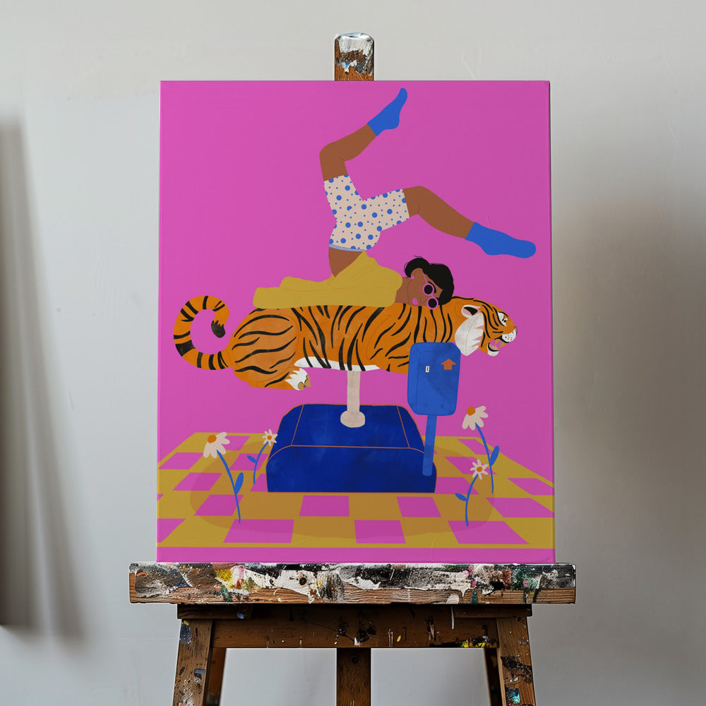 Put a tiger in your heart | Canvas