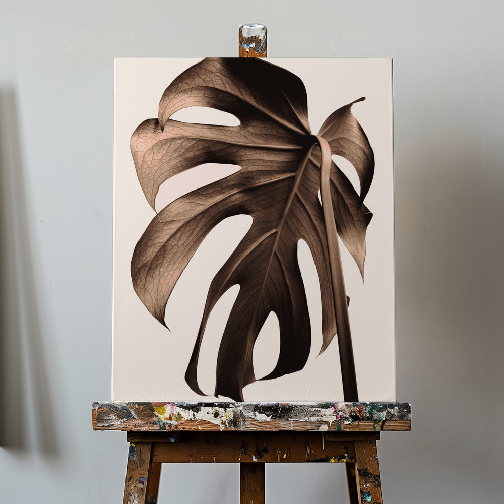 Monstera Goud | Canvasprints
