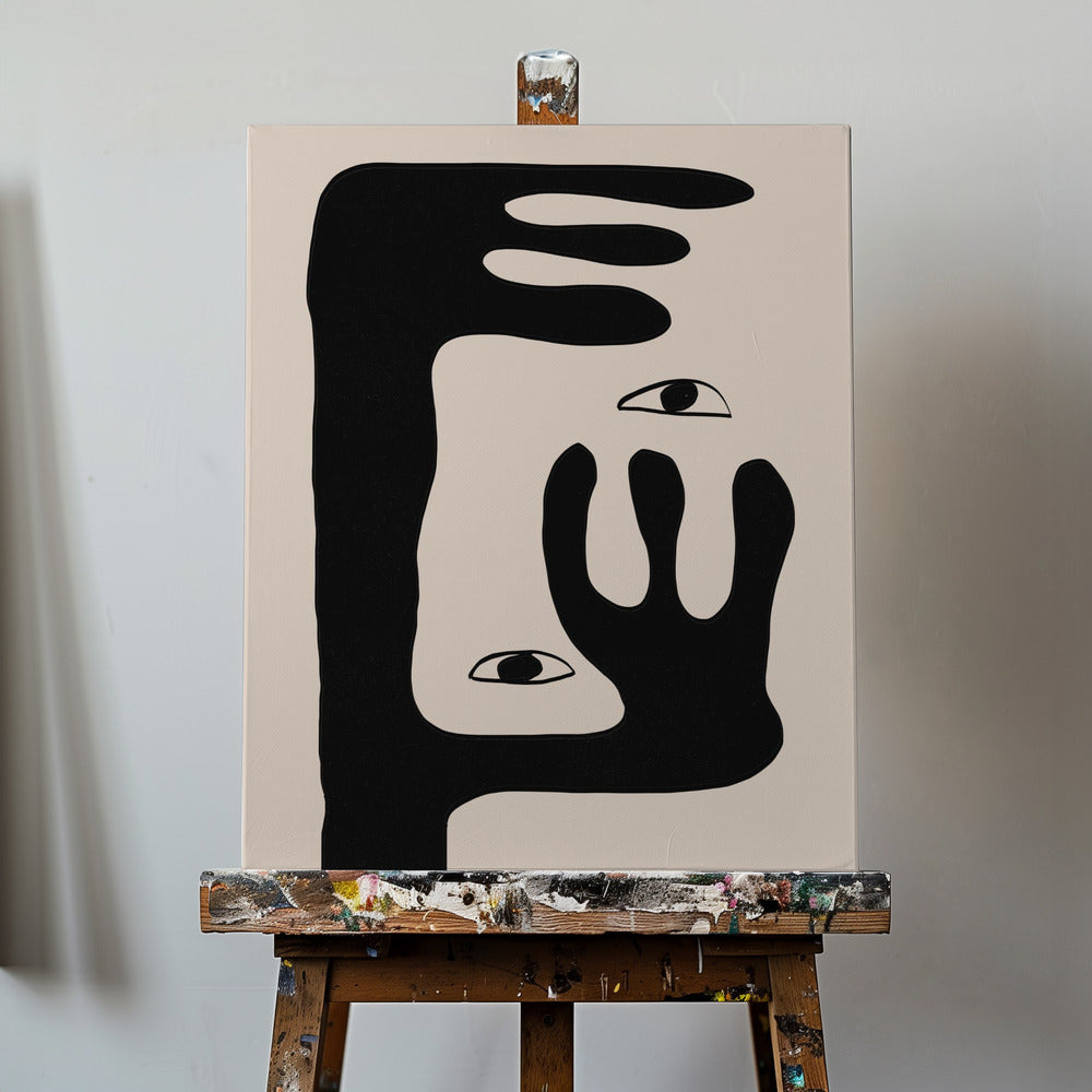 Rostro abstracto n.º 2. | Impresiones en Lienzo