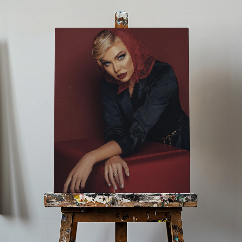 Red Scarf! | Canvas