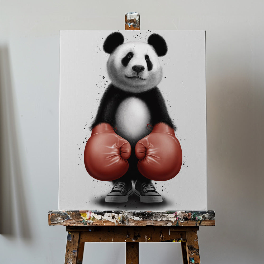 PANDA BOXER | Lærredsbilleder