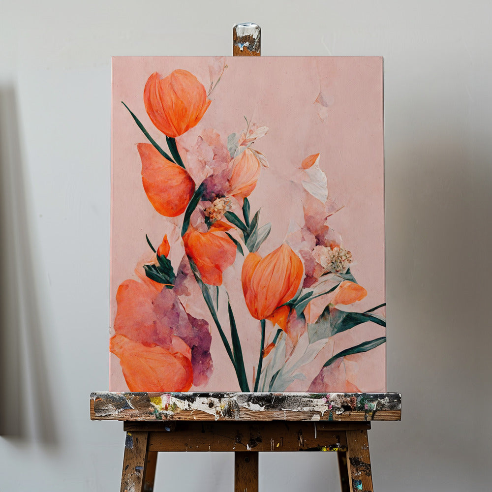 Orange Tulpen | Leinwand-Bilder