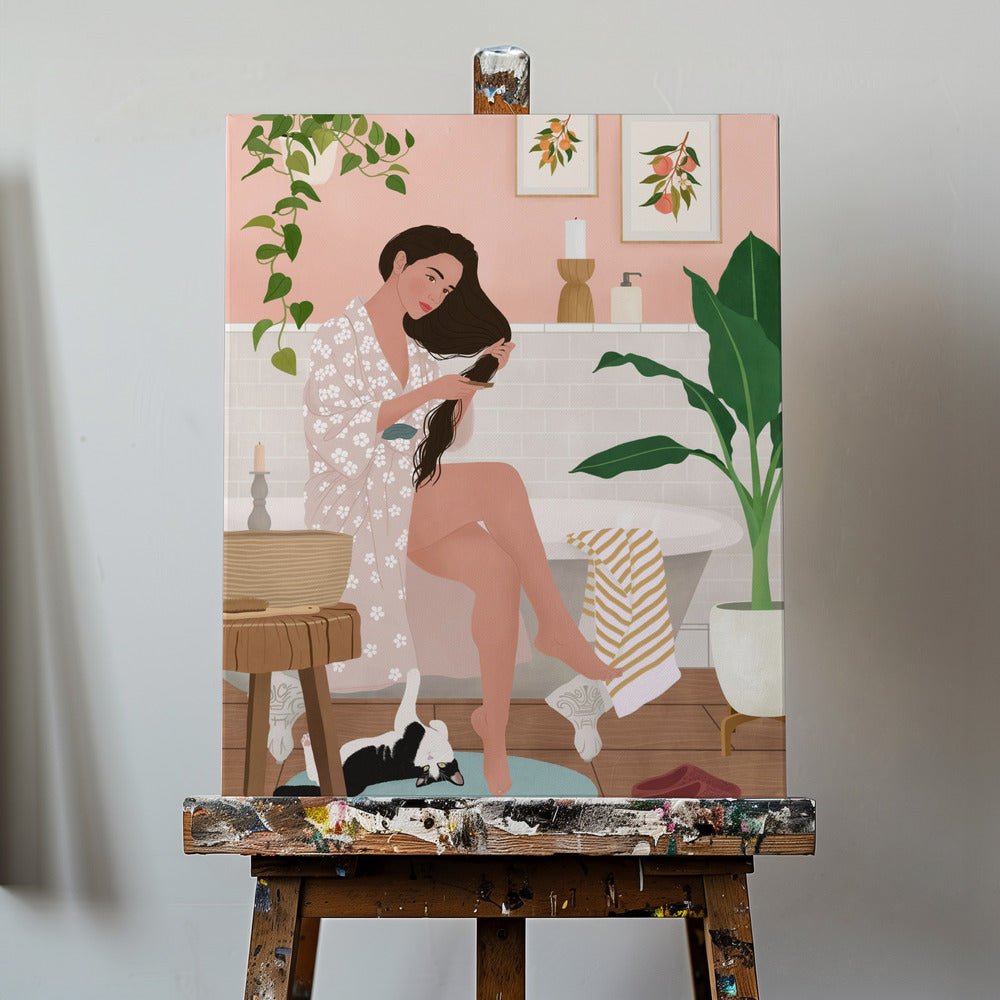 Après un bain | Tableaux sur Toile