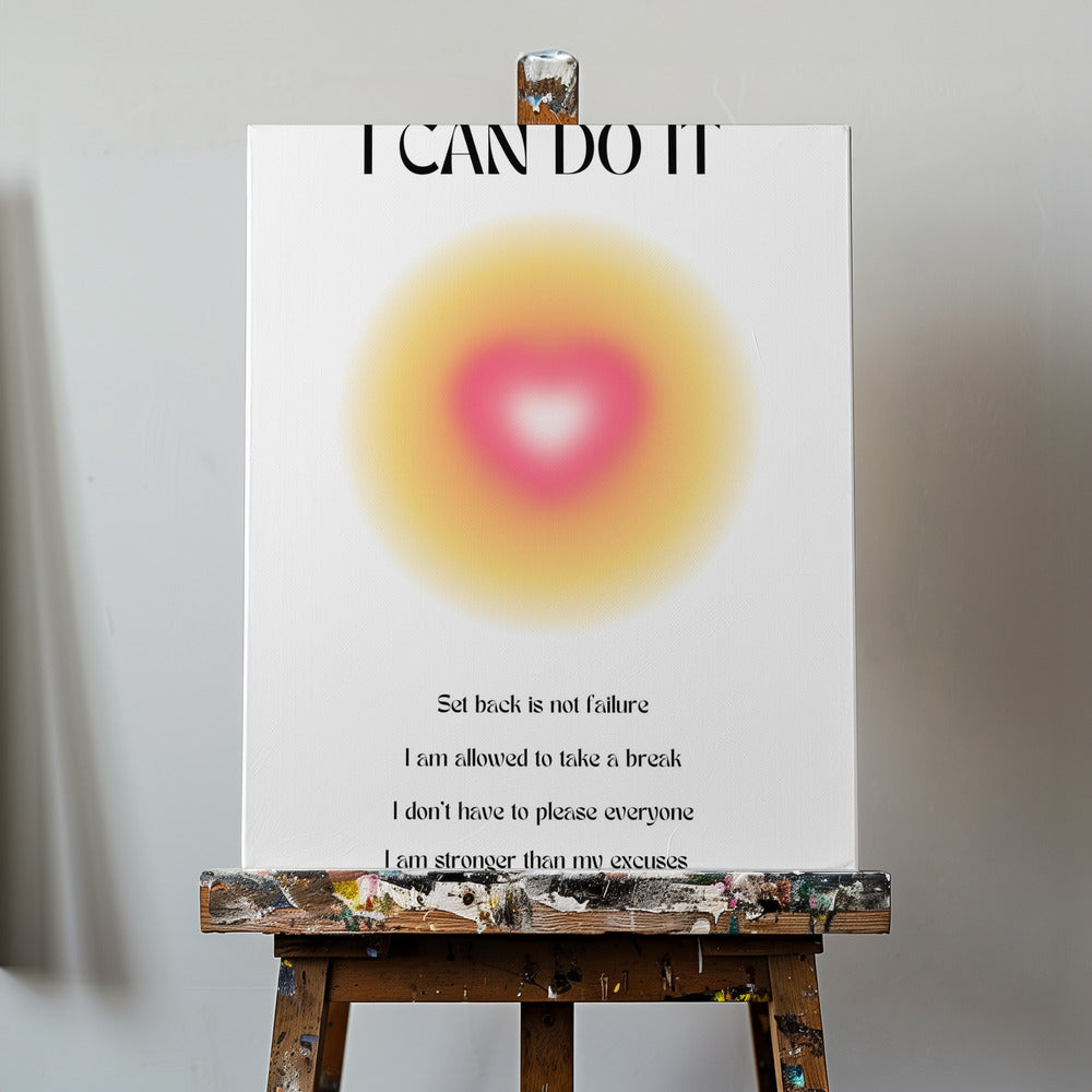 Motivierende Aura Poster - Kunstdruck | Leinwand-Bilder