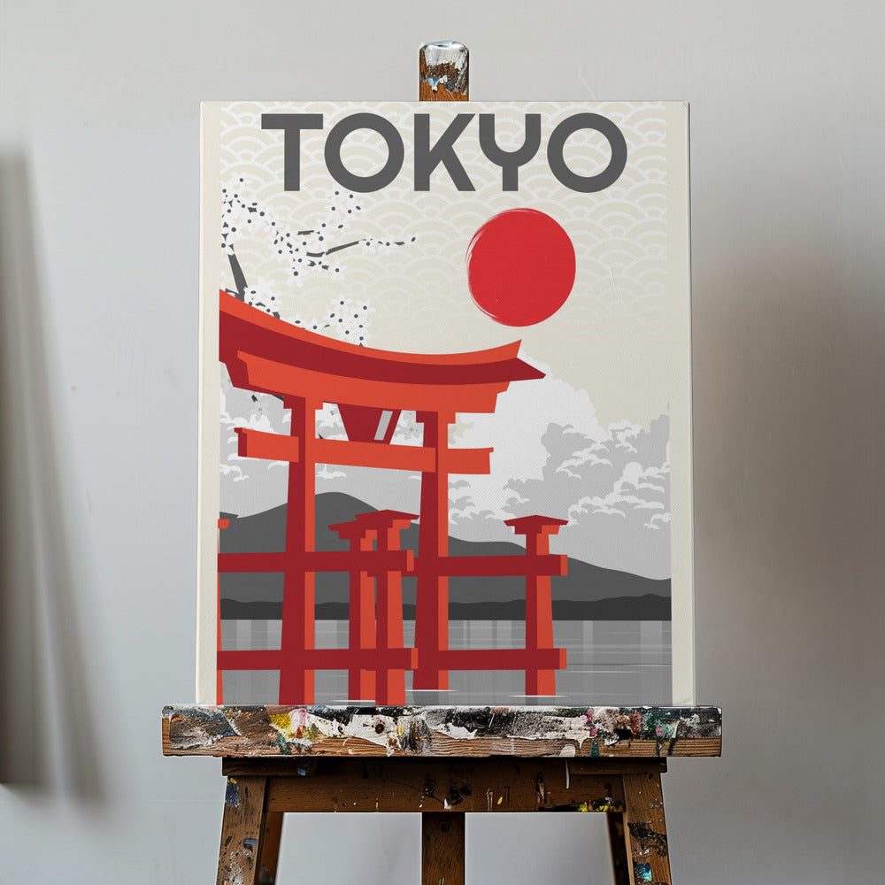 Sol de Tokio | Impresiones en Lienzo