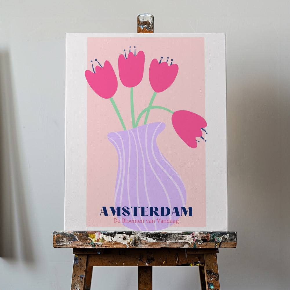 Soñando con tulipanes | Impresiones en Lienzo