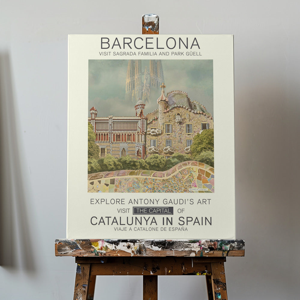 Estampado de Barcelona | Impresiones en Lienzo