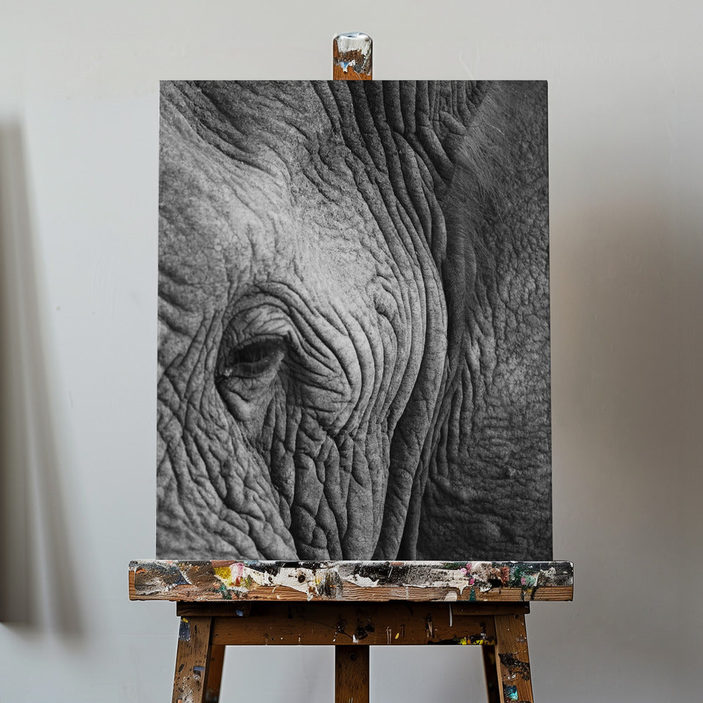 Elephant Study | Canvas