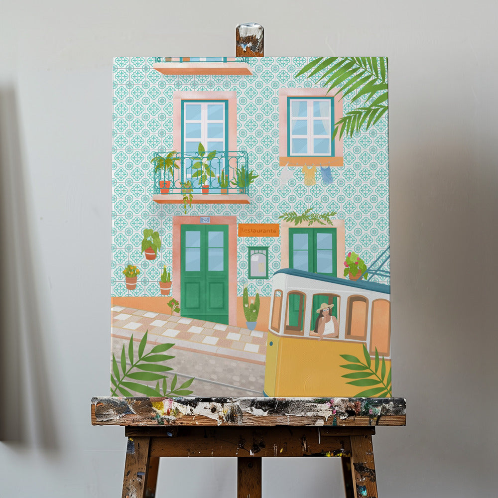 Lissabon stad, Portugal | Canvas