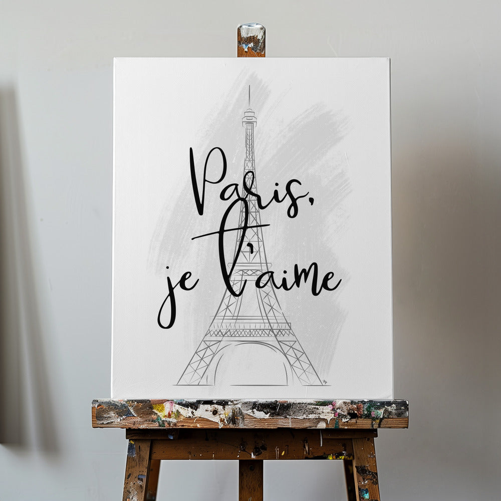 Croquis de l'amour à Paris | Tableaux sur Toile