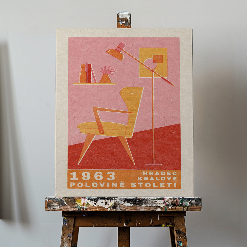 Meubles tchèques du milieu du siècle | Tableaux sur Toile
