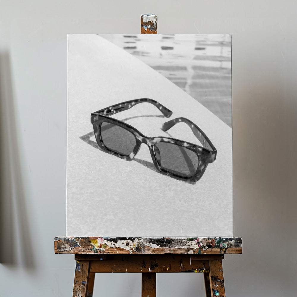 Sonnenschein-Sonnenbrille | Leinwand-Bilder