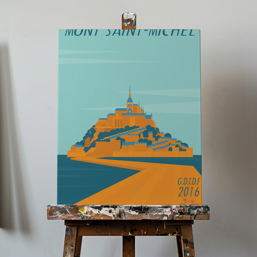 Mont Saint Michel | Wydruki na łótnie