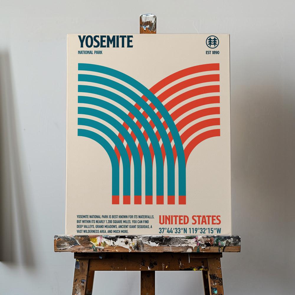 Viajes al Parque Nacional de Yosemite Posters - Impresiones de Arte | Impresiones en Lienzo