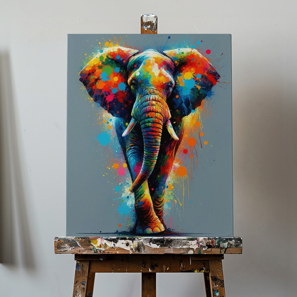L'elefante | Stampe su Tela