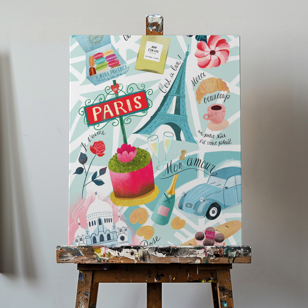Paris socker Sacré-Cœur | Canvas