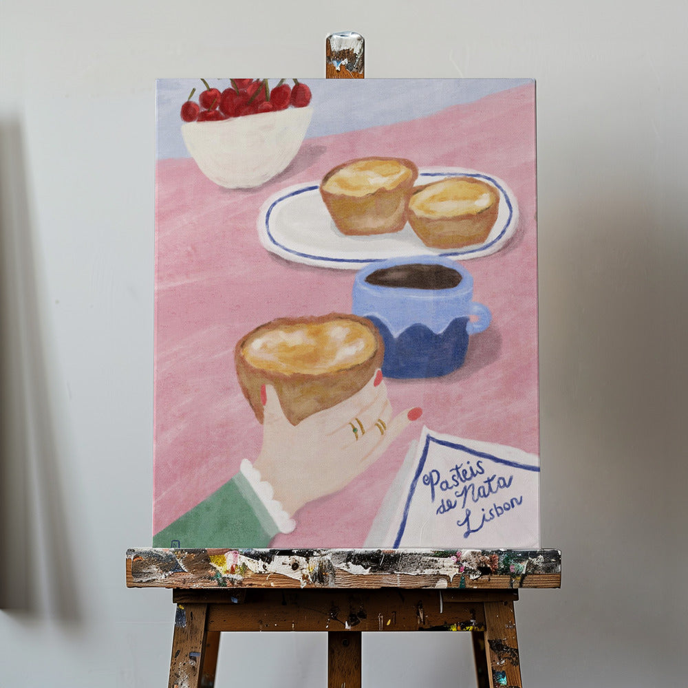 Avec amour de Lisbonne-Art culinaire et voyage | Tableaux sur Toile