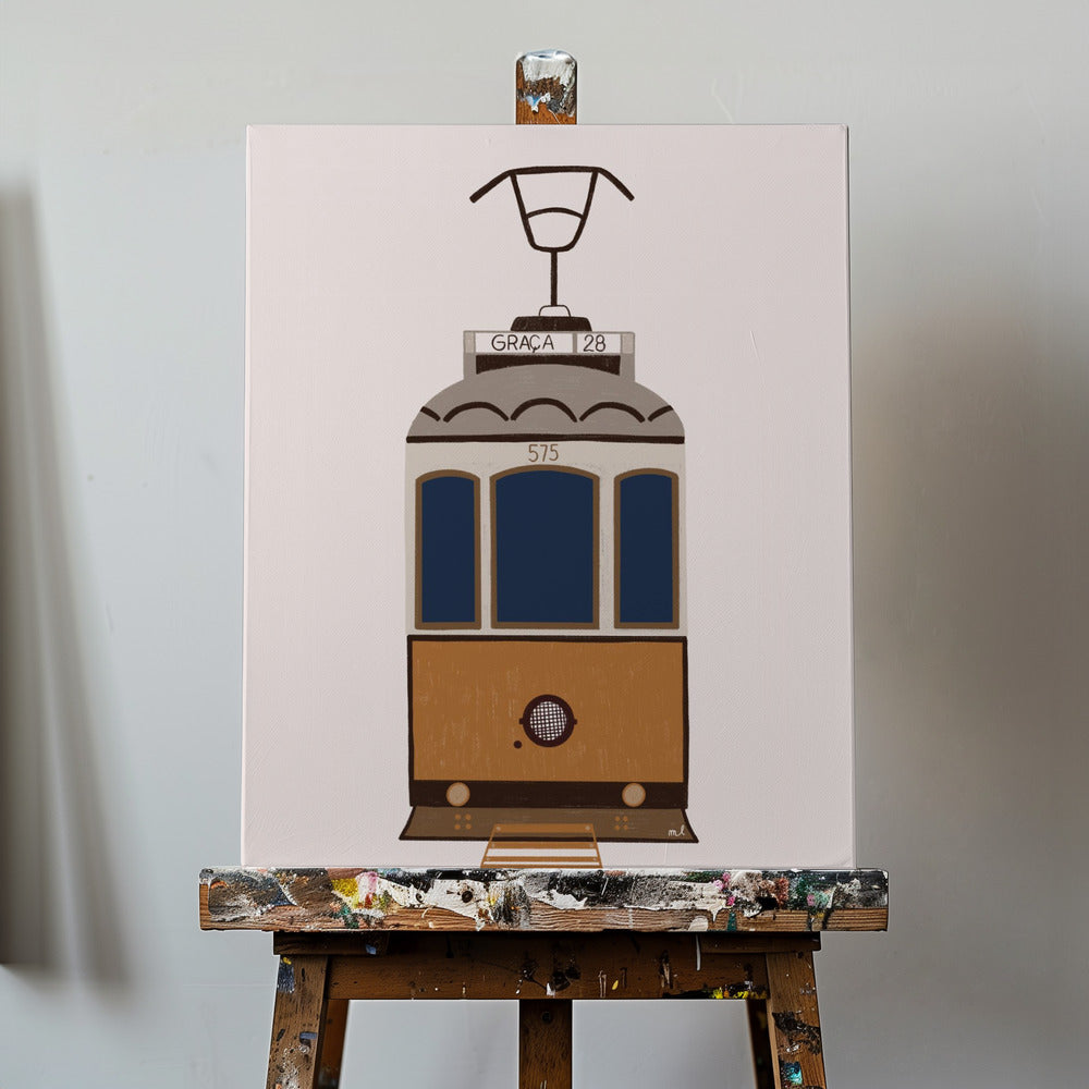 Tramway de Lisbonne | Tableaux sur Toile