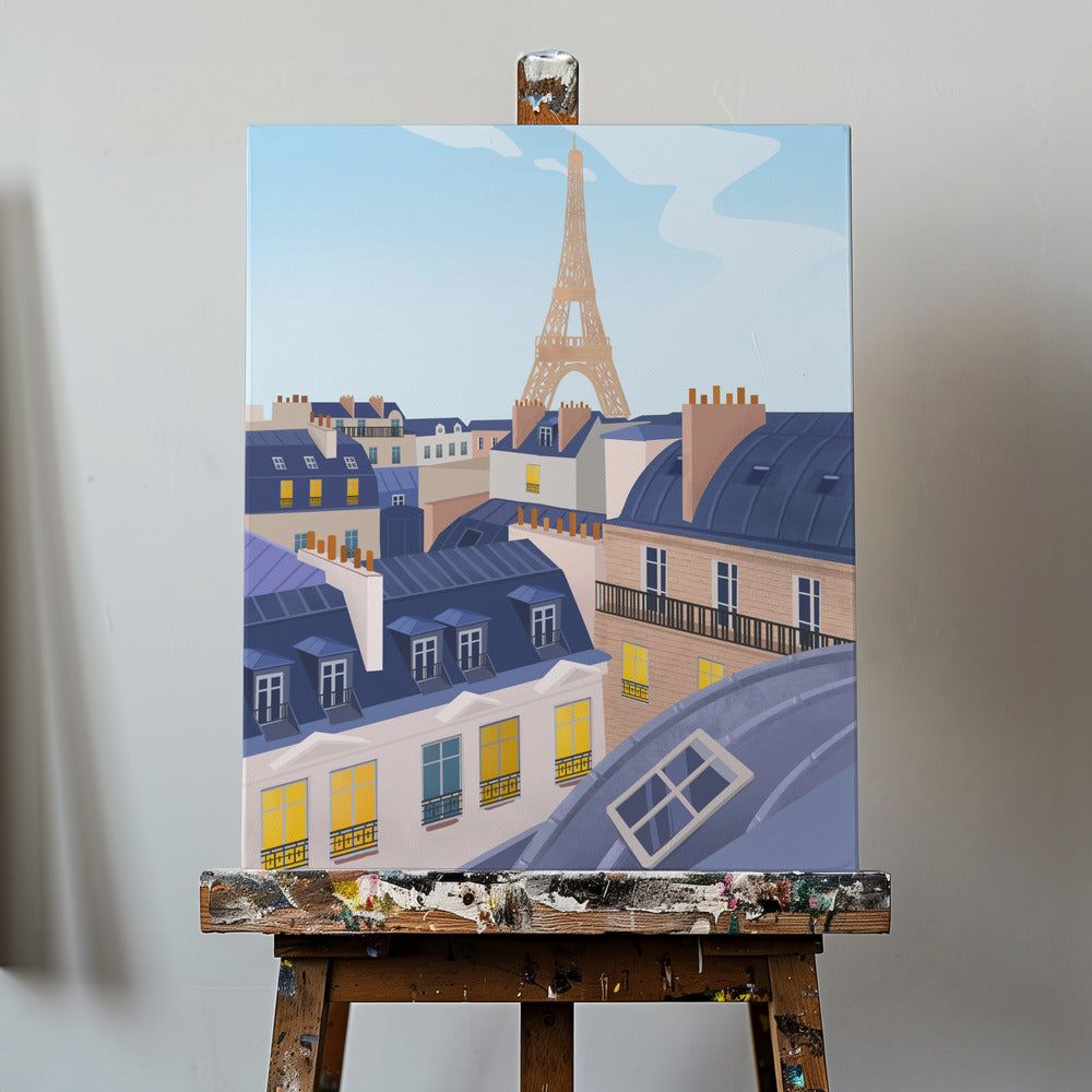 Dächer von Paris | Leinwand-Bilder