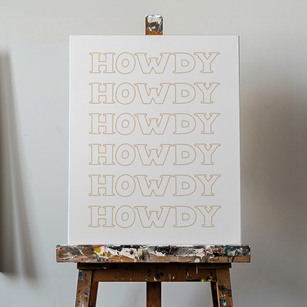 Bonjour neutre | Tableaux sur Toile